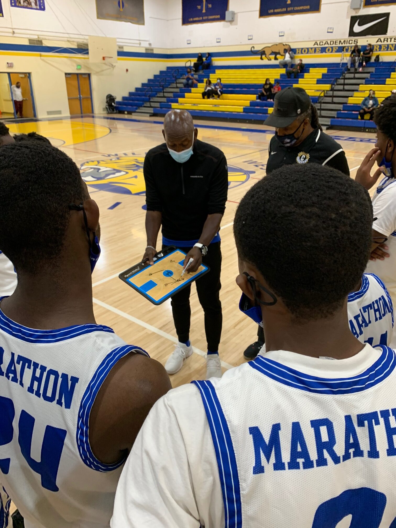 Ed Waters is back doing what he loves Crenshaw coach nearly died on the  sidelines in 2020 - Inglewood Today News